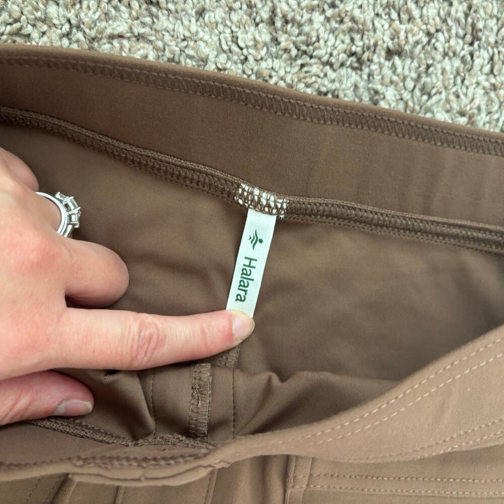 Halara High Waisted Button Multiple Pockets Strai… - image 3